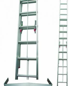 Escalera De Aluminio Extensible  24 Escalones 3.60mts A 6.40mts.  FGP