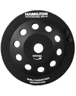 Disco Diamantado Tipo Muela 180mm HAMILTON