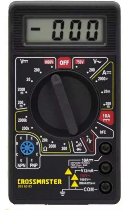 Multisester Digital Multitester Digital 200-100V CROSSMASTER – BULPLUS
