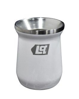 Mate Termico Acero Inoxidable 300 ML Blanco LUSQTOFF