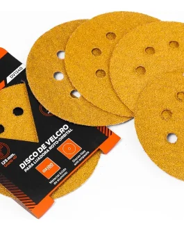 Disco de Lija Con Velcro 125mm Por 5 Unidades Grano 40 DV1240 HAMILTON