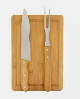Set Asador Tabla 39x25cm Mas Utensilios 61742 STOLF
