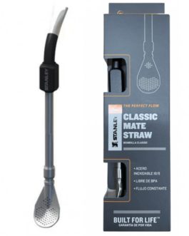 Bombilla para Mate SPOON Negra STANLEY