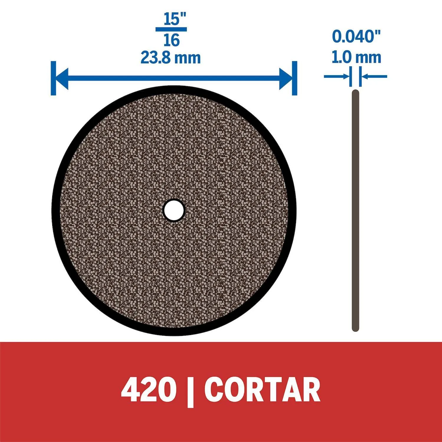 Disco de Corte 23.8mm 420 DREMEL - Imagen 2