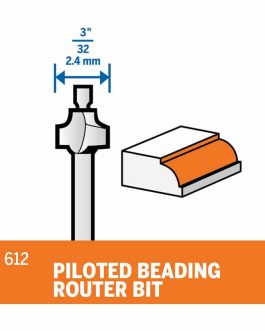 Fresa de Acero Rapido para Madera 612 DREMEL