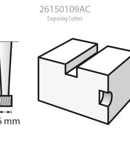 Fresa 109 1/16″ Para Grabado DREMEL