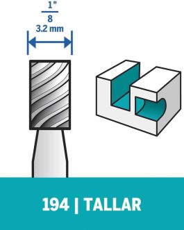 Fresa 194 1/8″ x 2 unidades DREMEL