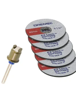 Kit Disco de Corte 38mm SPEEDCLIC + Bastago 406S DREMEL