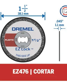 Kit Disco de Corte Plastico 38mm DREMEL