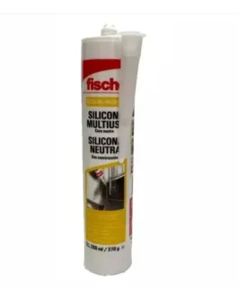 Silicona Neutra Blanca x280ml FISCHER