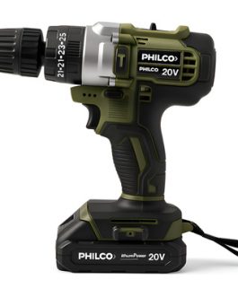 Taladro a Batería 20V Litio con percusion 10mm Philco