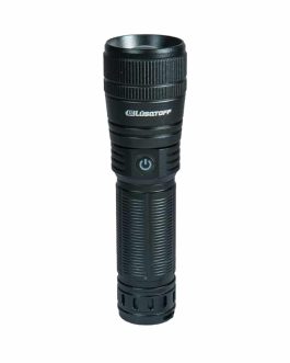 Linterna Recargable De Aluminio 1000 Lumens 262mm LUSQTOFF