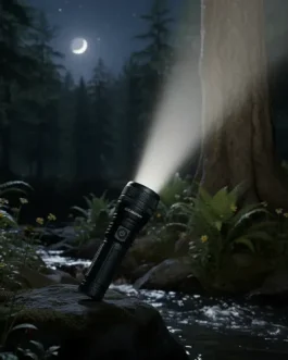 Linterna Recargable De Aluminio 6000 Lumens 170mm LUSQTOFF