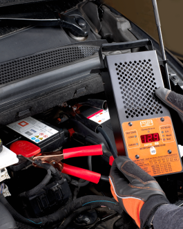 Testeador de Baterias 12V Cable de 50cm BAHCO