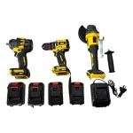 Combo Amoladora + Taladro + Llave Impacto 20V ISARD