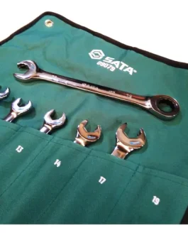 Juego De 8 LLaves Combinadas con Criquet Milimetrica SATA