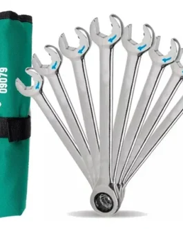 Juego De 8 LLaves Combinadas con Criquet Milimetrica SATA