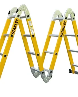 Escalera Dielectrica Articulada 16 Escalones 4.6mt STANLEY