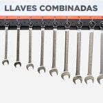 Juego 18 Llaves Combinadas MM con Tablero BAHCO