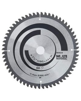Disco Sierra Circular 180mm 60 Dientes BOSCH