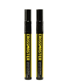 Marcador Industrial x 2 unidades Negro CROSSMASTER