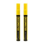 Marcador Industrial x 2 unidades Amarillo CROSSMASTER