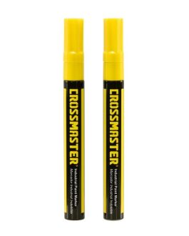 Marcador Industrial x 2 unidades Amarillo CROSSMASTER