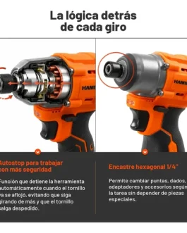 Atornillador De Impacto a Batería 16V HAMILTON ULTIMATE