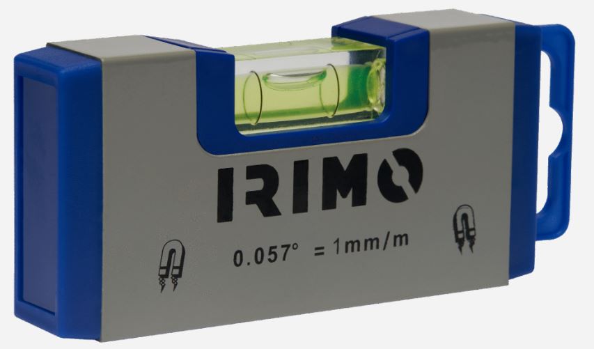 Nivel Plastico de Bolsillo Magnetico 10cm IRIMO