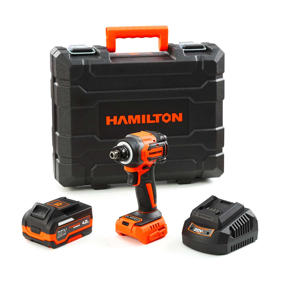 Llave De Impacto 1/2 Atornillador Bateria 20v 320NM Sin Carbon HAMILTON - Imagen 6