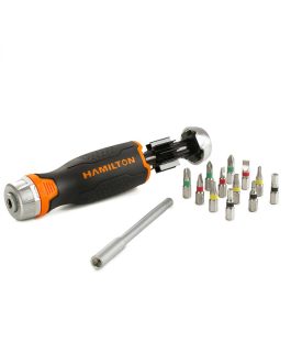 Destornillador Adaptador Hembra 1/4" 12 en 1 HAMILTON