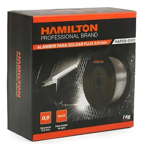 Alambre Mig Tubular 0.90mm x 1kg. HAMILTON - Imagen 3