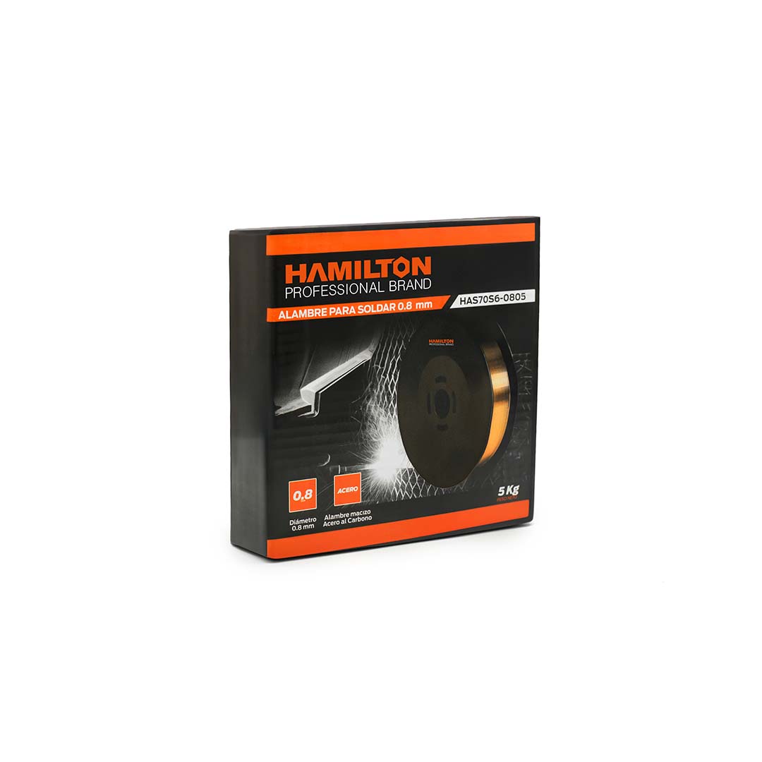 Alambre Mig 0.80mm x 5kg. HAMILTON - Imagen 3